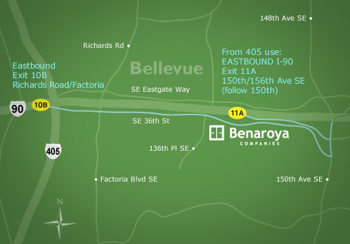 Corporate Office Map