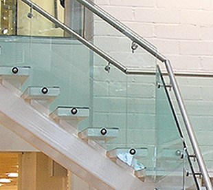 Industrial Handrail Parts Morse Industries  l Stainless Steel Handrail  Kits Glass 